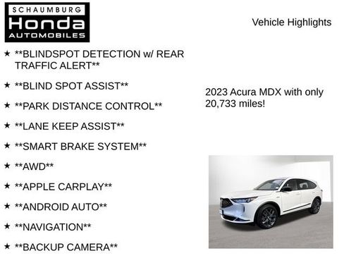 Used 2023 Acura MDX A-Spec AWD/4WD image 7