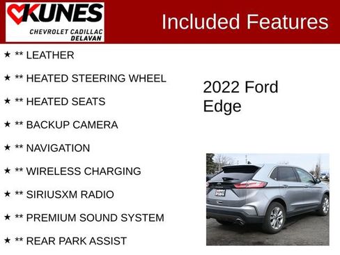 Used 2022 Ford Edge Titanium w/ Equipment Group 301A image 3