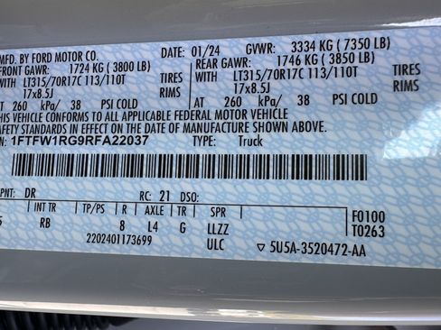 Certified 2024 Ford F150 Raptor AWD/4WD image 33