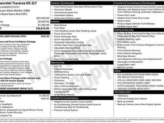 Used 2023 Chevrolet Traverse RS w/ LPO, Floor Liner Package AWD/4WD video 2