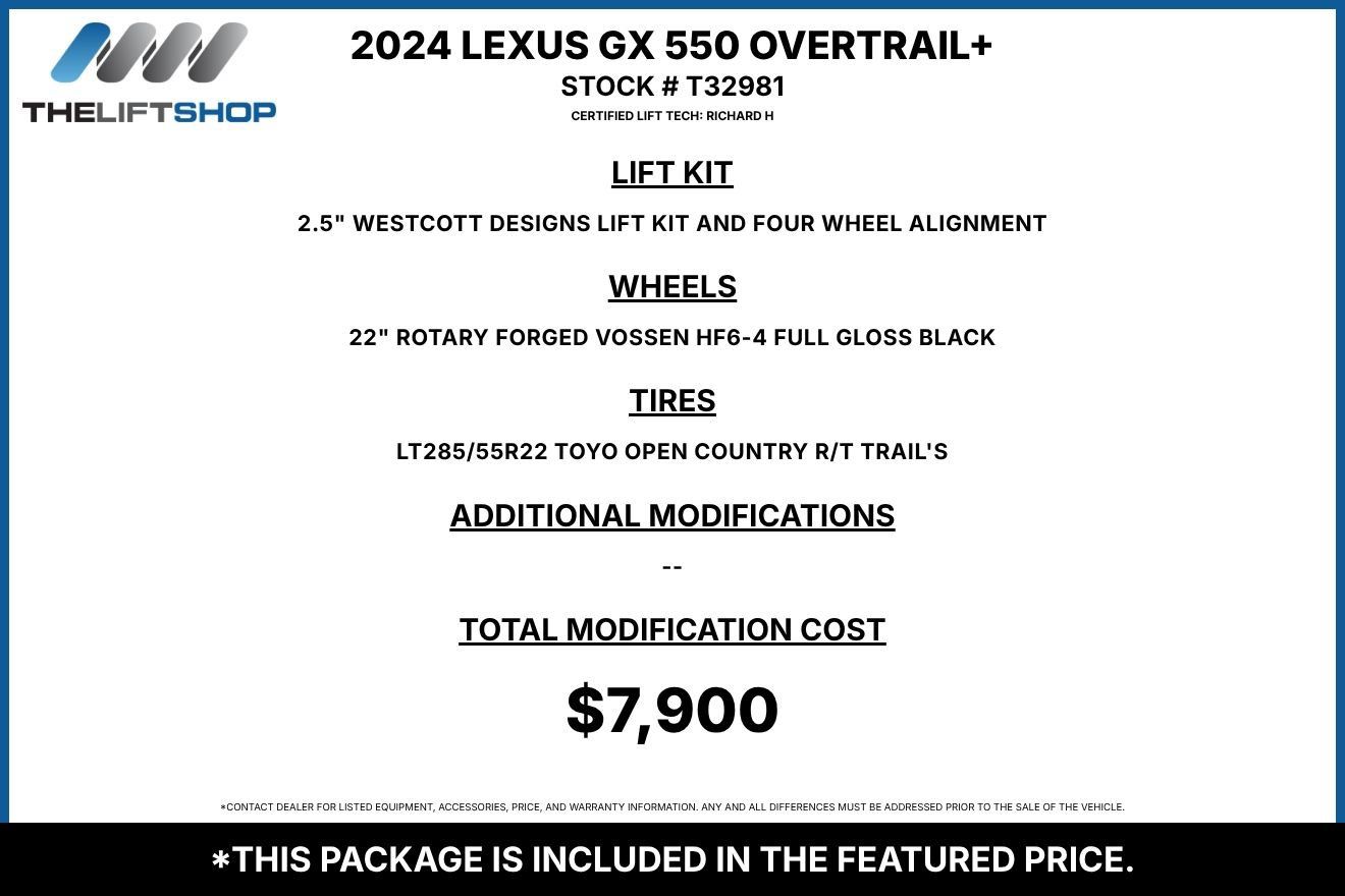 Used 2024 Lexus GX 550 AWD/4WD image 2