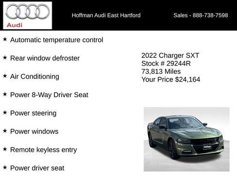 Used 2022 Dodge Charger SXT w/ Blacktop Package AWD/4WD image 24
