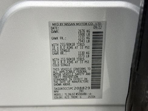Used 2023 Nissan Pathfinder SL w/ Cargo Package AWD/4WD image 26