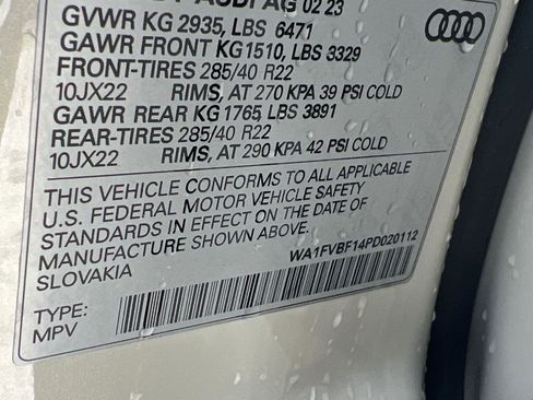 Used 2023 Audi Q8 Prestige w/ Prestige Package AWD/4WD image 35
