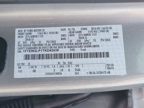 New 2026 Ford F150 STX w/ Equipment Group 200A image 11