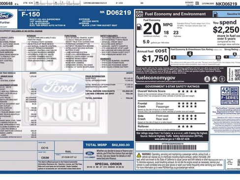 Used 2022 Ford F150 Lariat AWD/4WD image 44