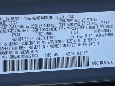 New 2025 MAZDA CX-50 AWD 2.5 S w/ Weather Package image 29