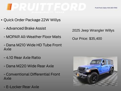 Used 2025 Jeep Wrangler Unlimited Sport AWD/4WD image 7