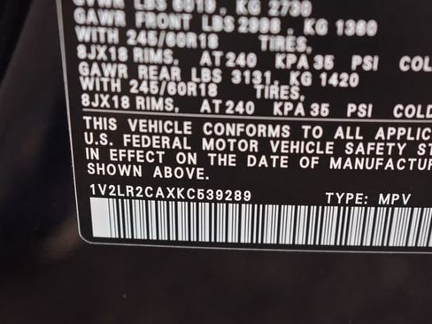 Used 2019 Volkswagen Atlas SE w/ Towing Package AWD/4WD image 37