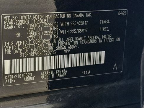 Used 2025 Toyota RAV4 LE AWD/4WD image 12