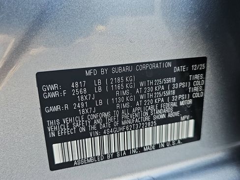 New 2026 Subaru Crosstrek 2.5i Sport w/ Crosstrek Mirror Package image 36