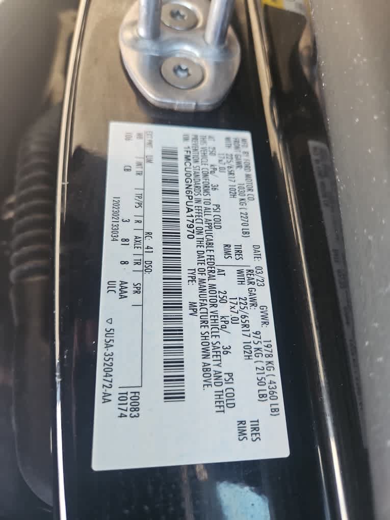 Certified 2023 Ford Escape Active w/ Cold Weather Package FWD image 21