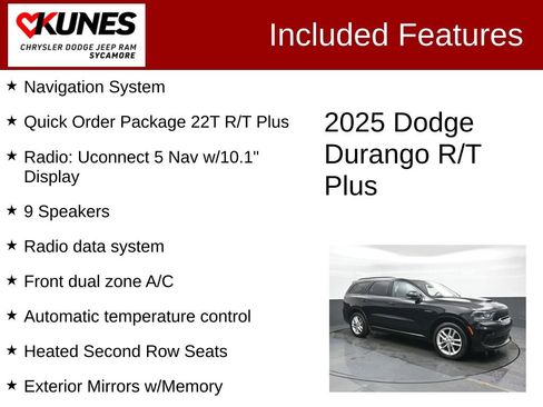 Used 2025 Dodge Durango R/T AWD/4WD image 3