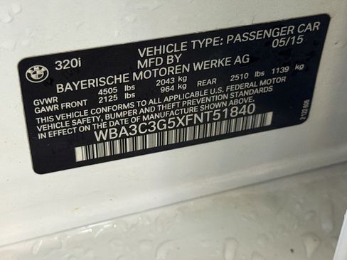 Used 2015 BMW 320i xDrive Sedan AWD/4WD image 12