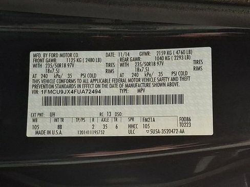 Used 2015 Ford Escape Titanium image 28