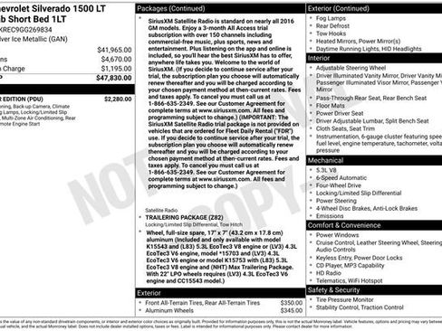 Used 2016 Chevrolet Silverado 1500 LT w/ All Star Edition image 11