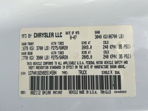 Used 2008 Dodge Ram 1500 Truck Laramie w/ Trailer Tow Group image 47