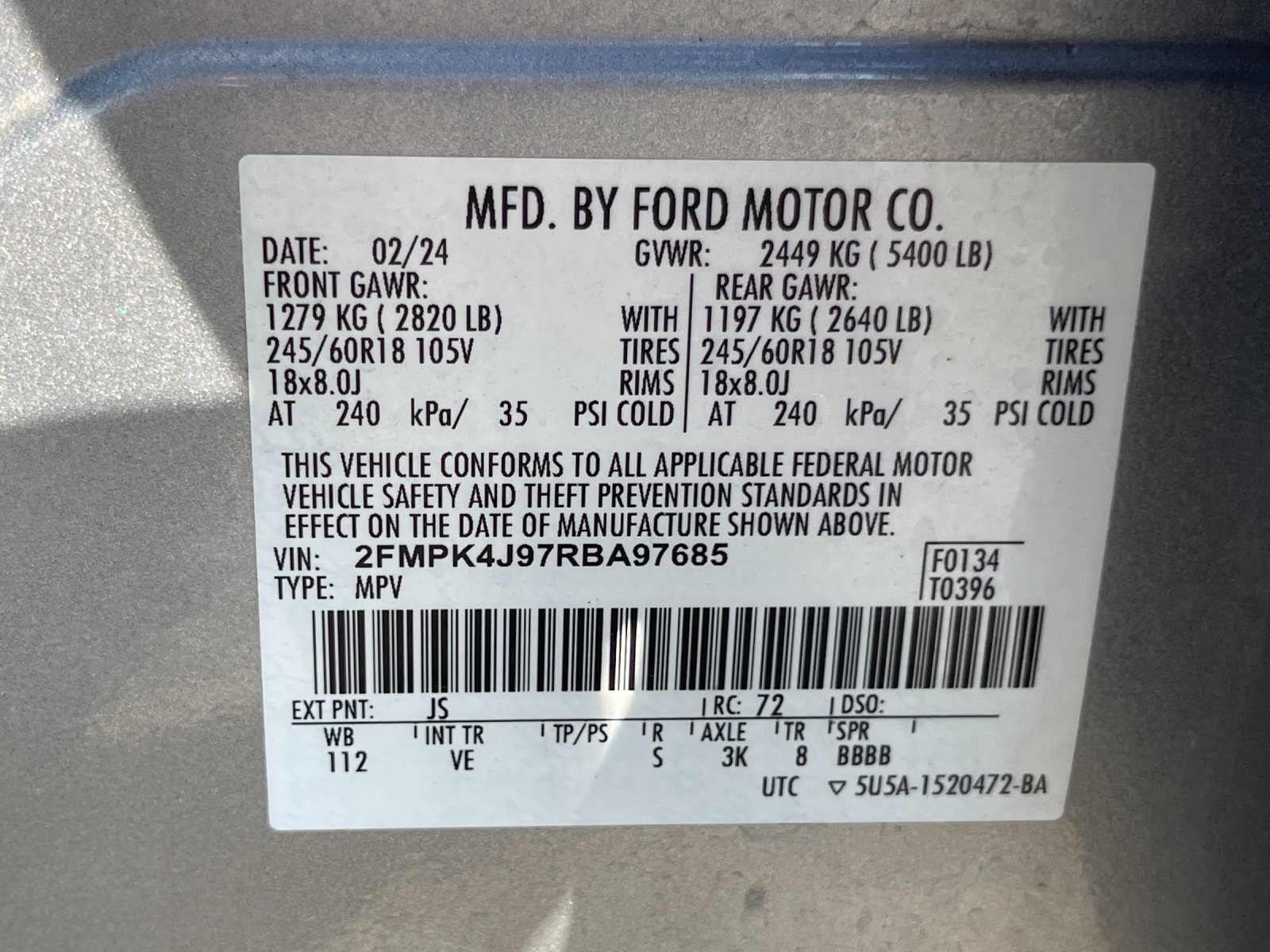 Used 2024 Ford Edge SEL AWD/4WD image 32