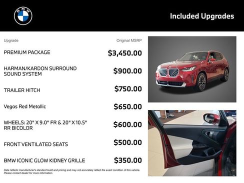 New 2026 BMW X3 xDrive30 w/ Premium Package AWD/4WD image 4