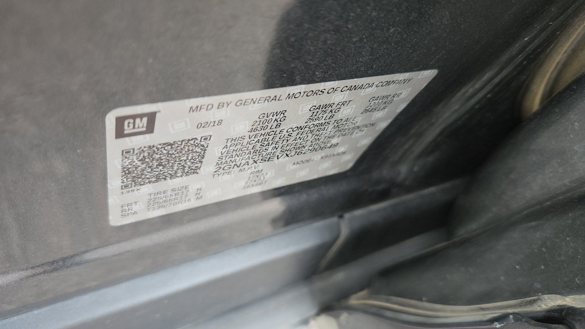 Used 2018 Chevrolet Equinox LT AWD/4WD image 15