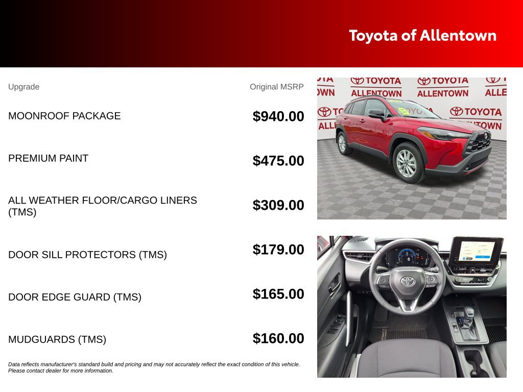Used 2026 Toyota Corolla Cross LE w/ Moonroof Package AWD/4WD image 5