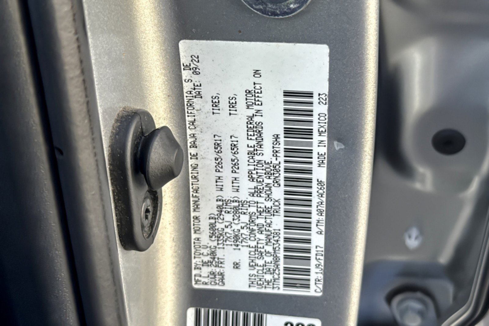 Certified 2023 Toyota Tacoma TRD Sport AWD/4WD image 26
