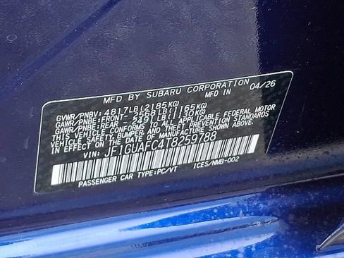 New 2026 Subaru Impreza 2.0i Sport AWD/4WD image 11