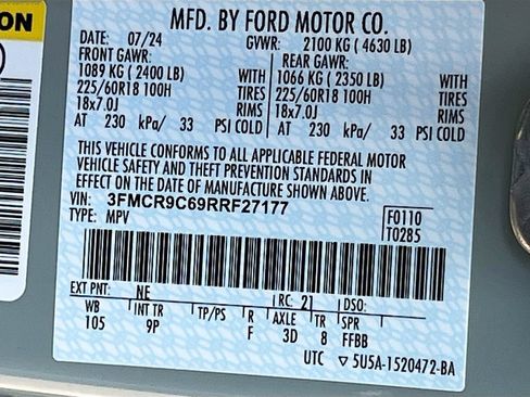 Used 2024 Ford Bronco Sport Outer Banks w/ Tech Package AWD/4WD image 33