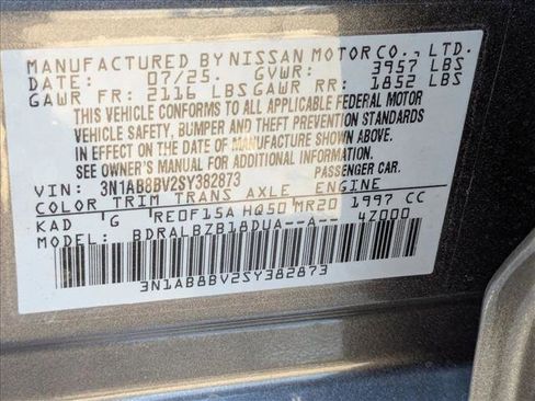 New 2025 Nissan Sentra S image 16