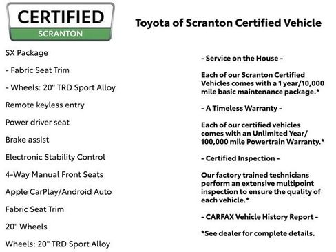 Used 2026 Toyota Tundra SR5 w/ SX Package AWD/4WD image 2