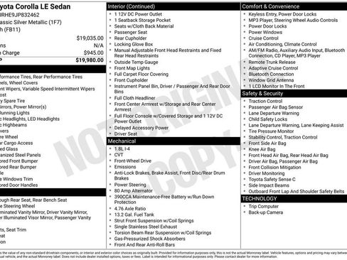 Used 2018 Toyota Corolla LE image 4