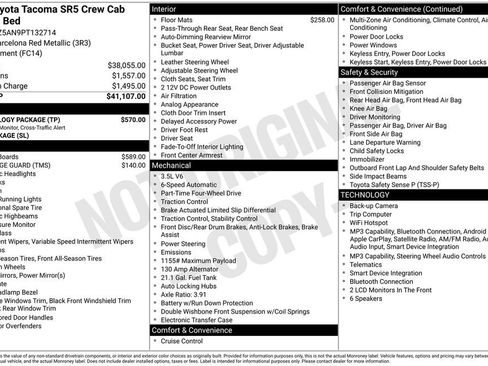 Used 2023 Toyota Tacoma SR5 w/ Technology Package AWD/4WD image 13