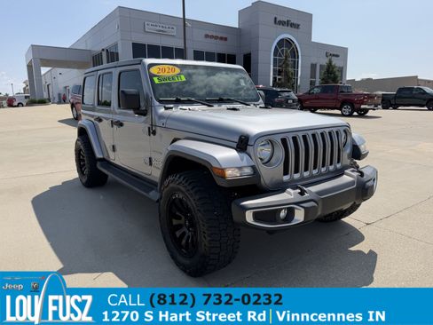 Used 2020 Jeep Wrangler Unlimited Sahara AWD/4WD image 1