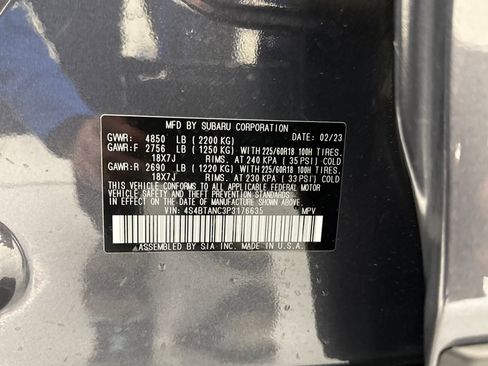 Used 2023 Subaru Outback Limited image 27