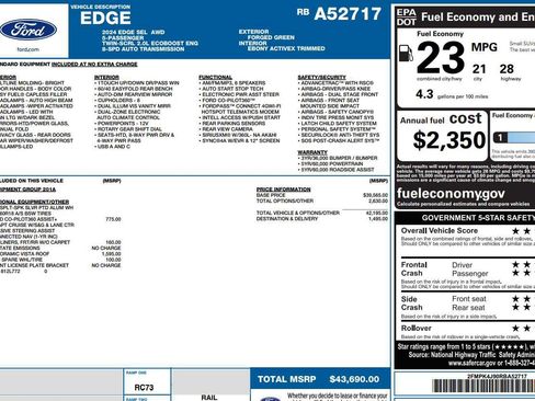 Used 2024 Ford Edge SEL image 2