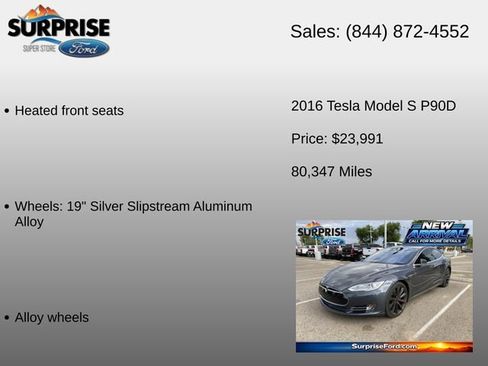 Used 2016 Tesla Model S Performance AWD/4WD image 15