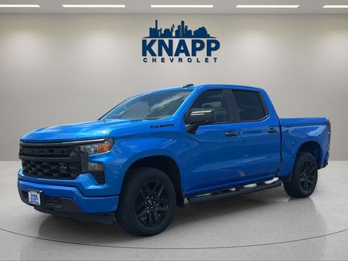 Used 2025 Chevrolet Silverado 1500 Custom w/ Turbomax Blackout Package RWD image 1