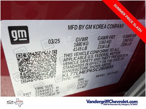 Certified 2025 Chevrolet Trax LT w/ Driver Confidence Package FWD image 31