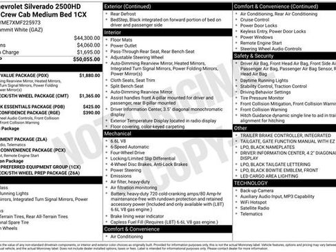 Used 2021 Chevrolet Silverado 2500 Custom w/ Custom Value Package AWD/4WD image 9