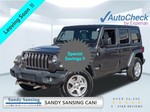 Used 2021 Jeep Wrangler Unlimited Sport S image 1