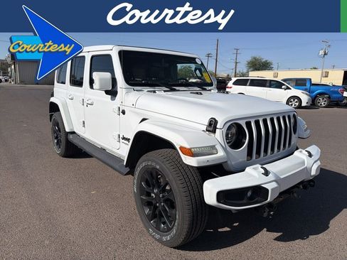 Used 2021 Jeep Wrangler Unlimited Sahara AWD/4WD image 1