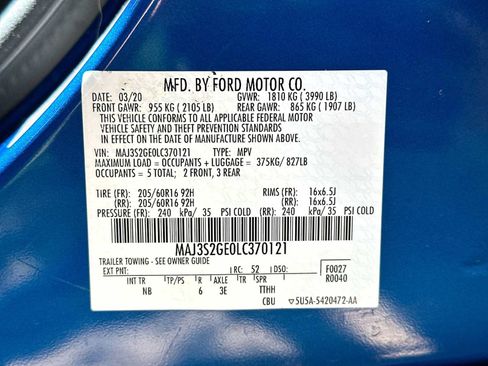 Used 2020 Ford EcoSport SE w/ SE Convenience Package FWD image 22