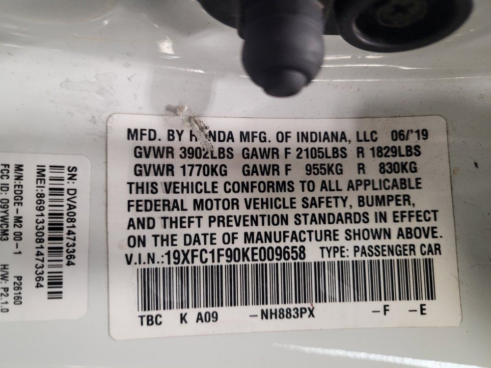 Used 2019 Honda Civic Touring image 33