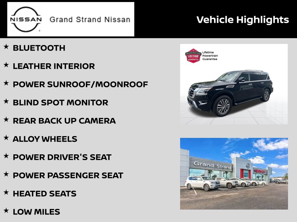 Certified 2024 Nissan Armada SL w/ Captain's Chairs Package RWD image 4