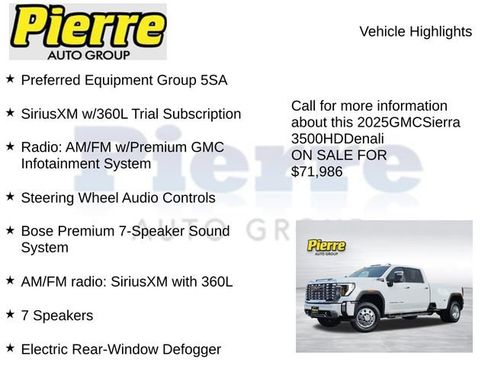 Used 2025 GMC Sierra 3500 Denali AWD/4WD image 7
