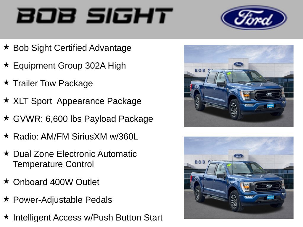 Used 2023 Ford F150 XLT w/ Equipment Group 302A High AWD/4WD image 3