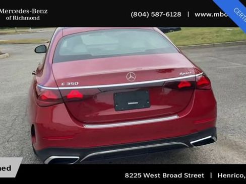 Used 2025 Mercedes-Benz E 350 4MATIC Sedan image 9