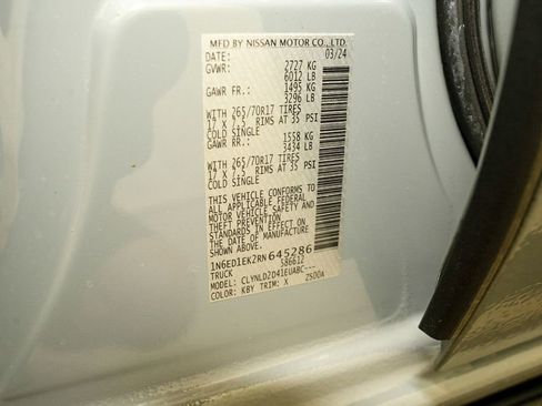 Certified 2024 Nissan Frontier PRO-4X w/ Pro Convenience Package AWD/4WD image 21