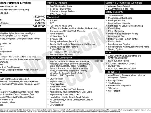 Used 2025 Subaru Forester Limited image 3