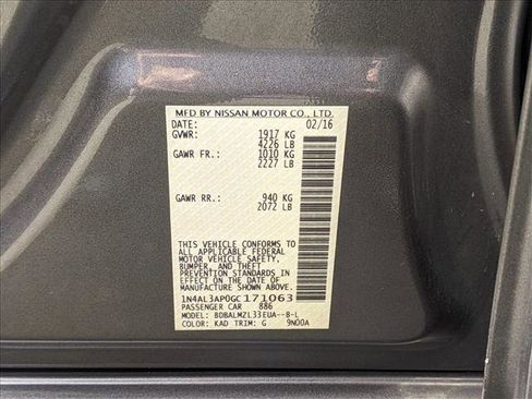 Used 2016 Nissan Altima 2.5 SV w/ Convenience Package image 25